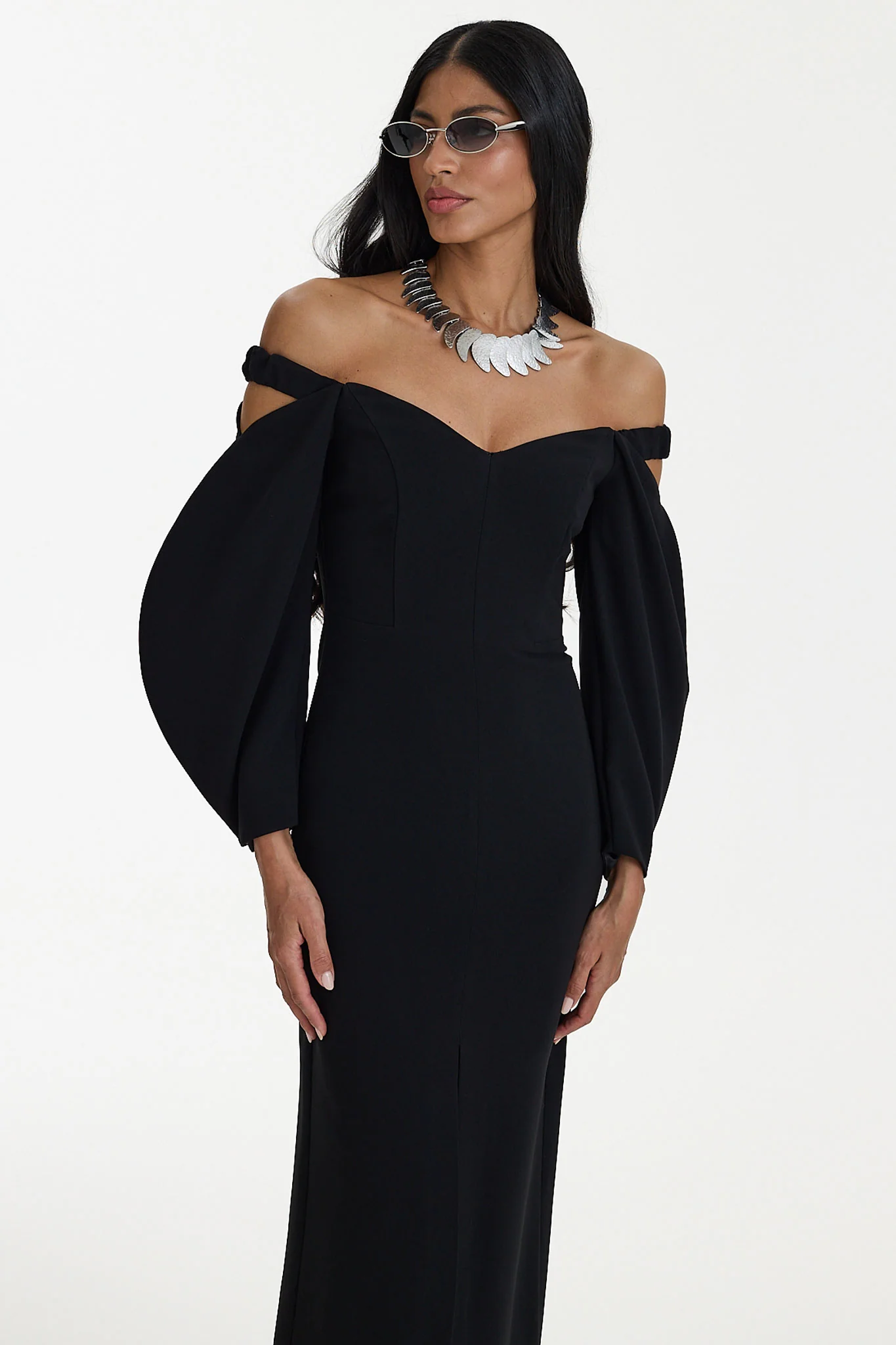 Black Tulip Dress - Image 2