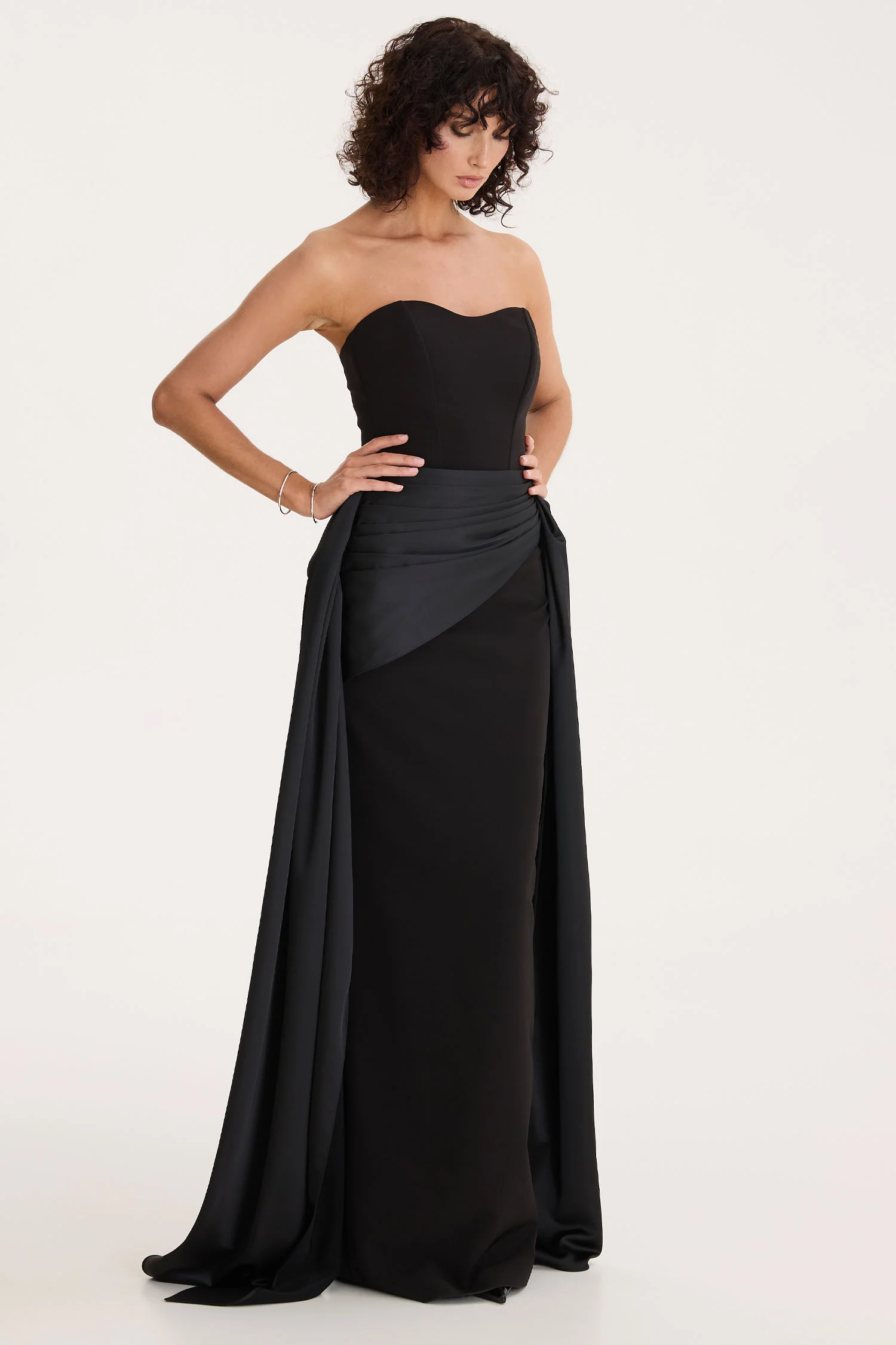 Noir Drape Gown - Image 4
