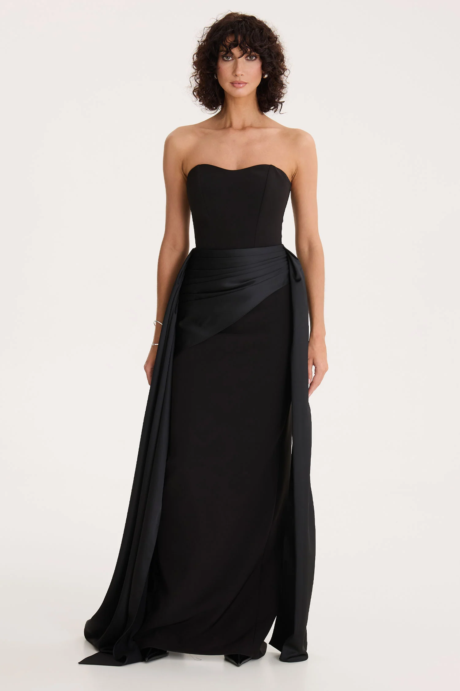 Noir Drape Gown - Image 5